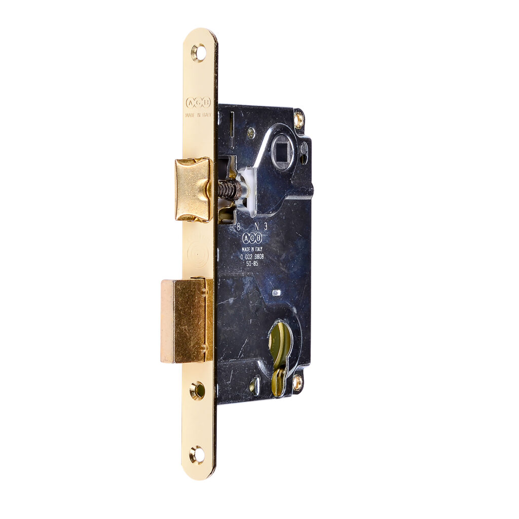 Замок AGB Centro под цилиндр | Класическая модель с ригелем